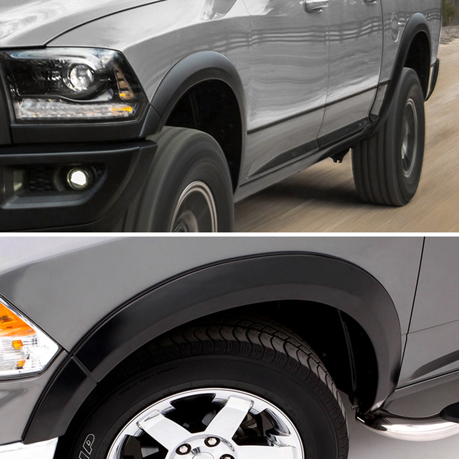 2009-2018 RAM 1500 / 2019-2021 RAM Classic Fleetside Factory OE Fender Flares