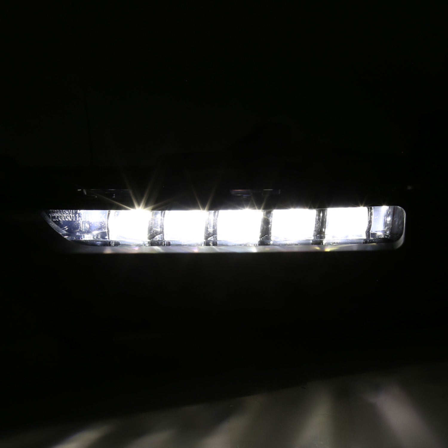 2016-2017 Honda Accord Coupe LED Fog Lights Kit Chrome Housing/Clear Lens