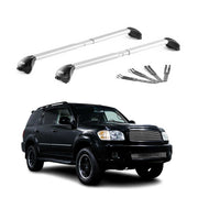 Roof Rack Cross Bars for Toyota Sequoia I 1999-2007 Aluminium Grey 2 Pcs