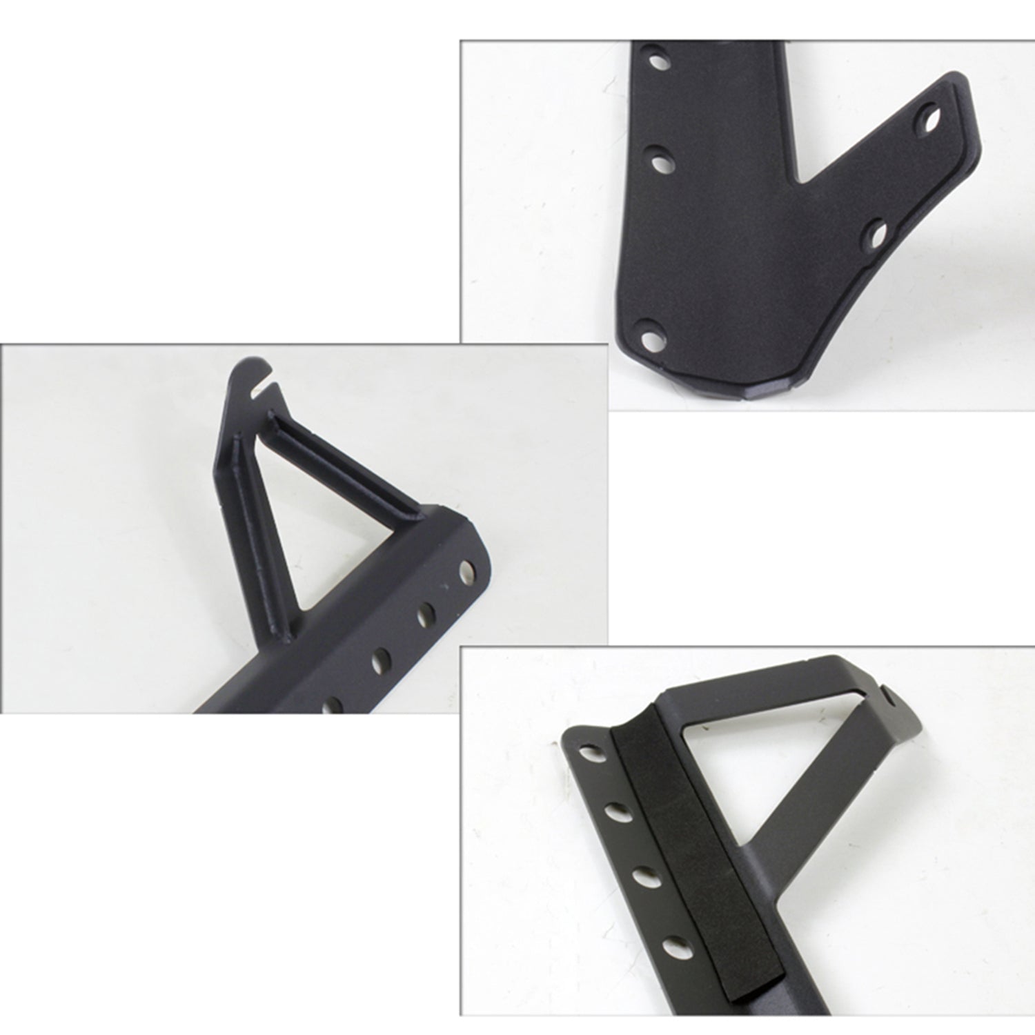2007-2018 Jeep Wrangler 50" Windshield Light Mounting Bracket Black