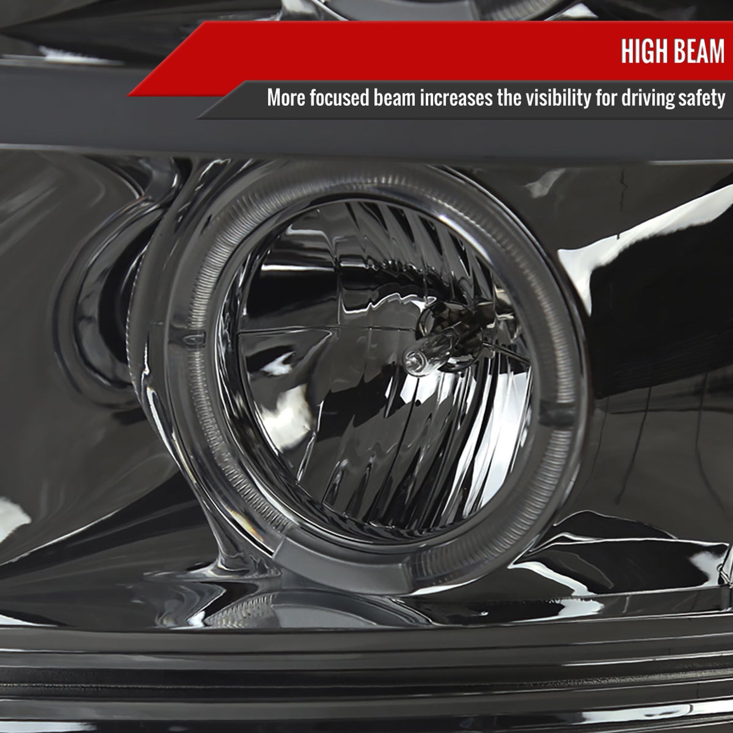 2007-2013 Chevy Silverado 1500 2500HD 3500HD Headlights LED Bar Chrome