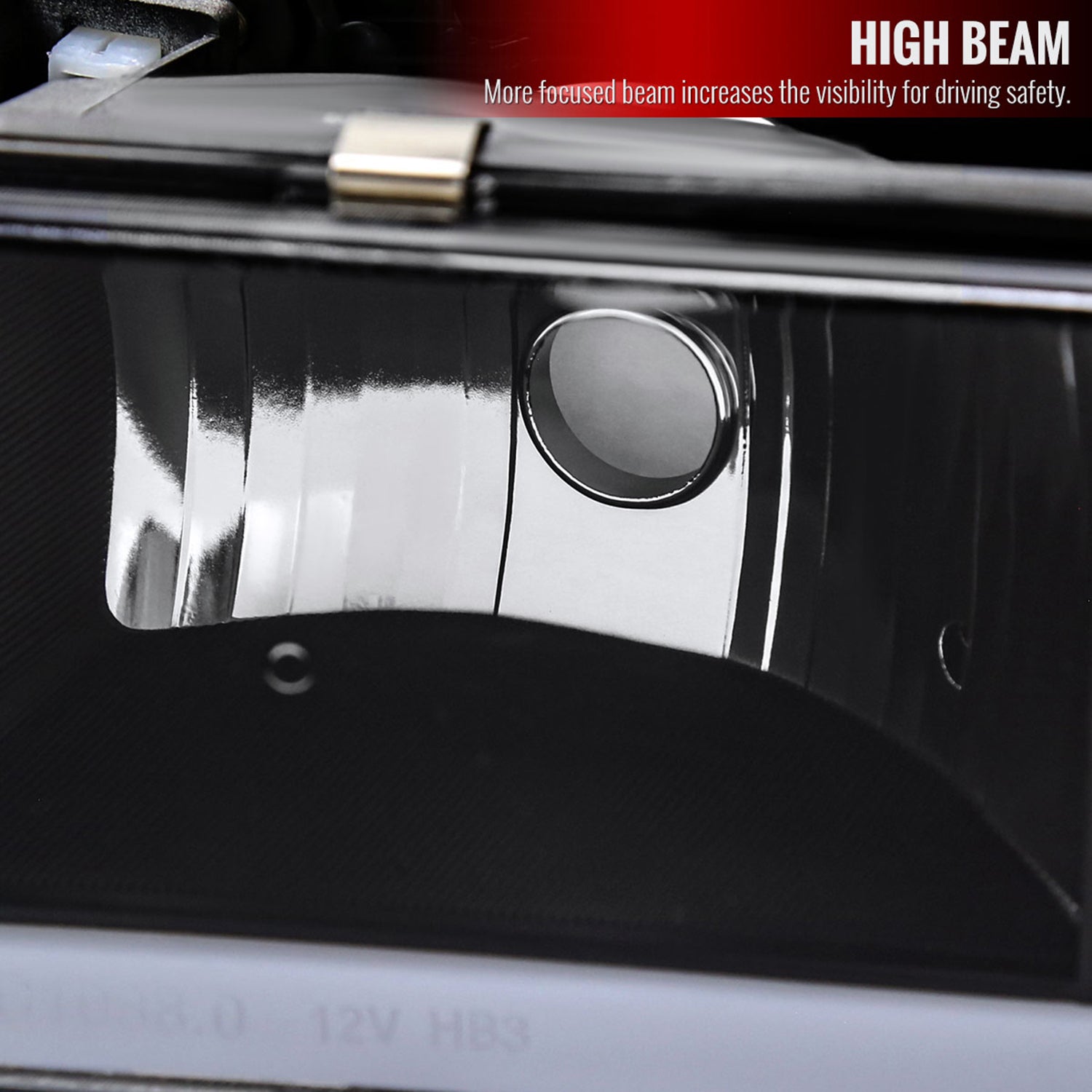 1994-1998 Chevy Silverado/Tahoe/Suburban/C10 Headlights LED Lights Black