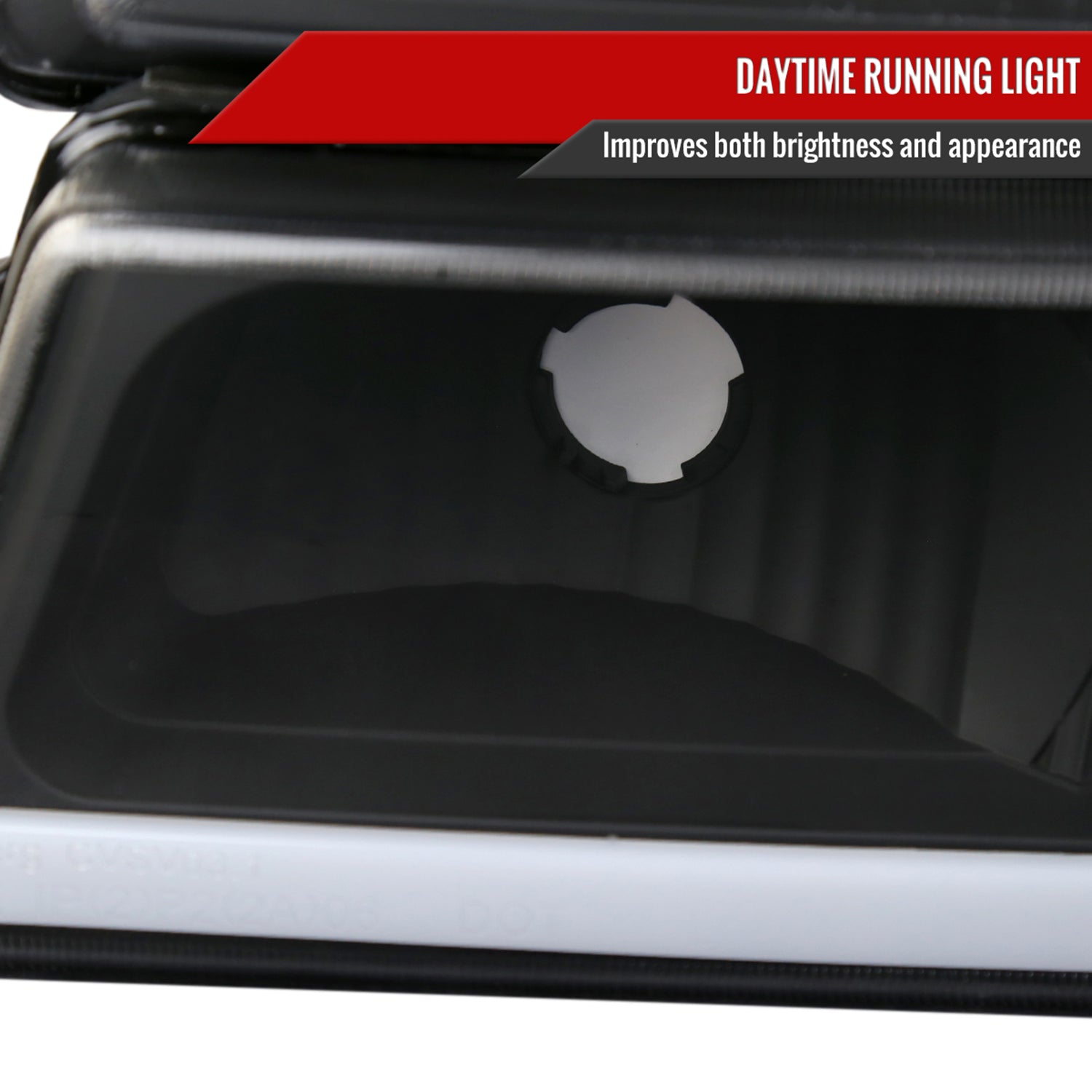 2002-2006 Chevy Avalanche/ Silverado LED Bar Factory Headlights&Bumper Lights