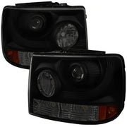 1999-2002 Chevy Silverado 1500 2500/Tahoe Suburban Headlights Bumper Smoke