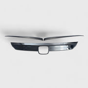2016-2021 Honda Civic Grille Overlay Gloss Black 3Pcs ABS Plastic