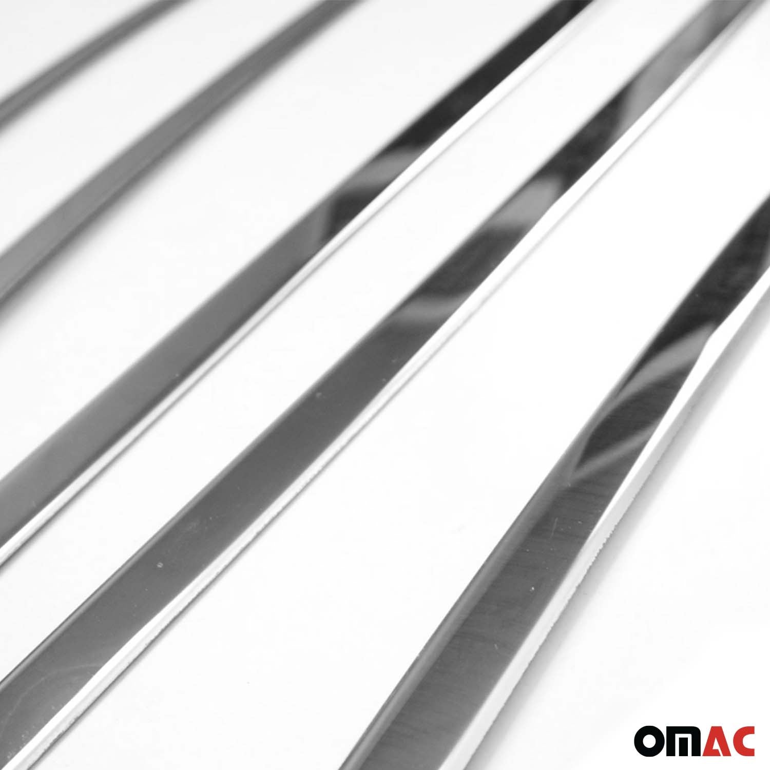2016-2021 Hyundai Tucson Window Molding Trim Streamer Stainless Steel Silver 10 Pcs