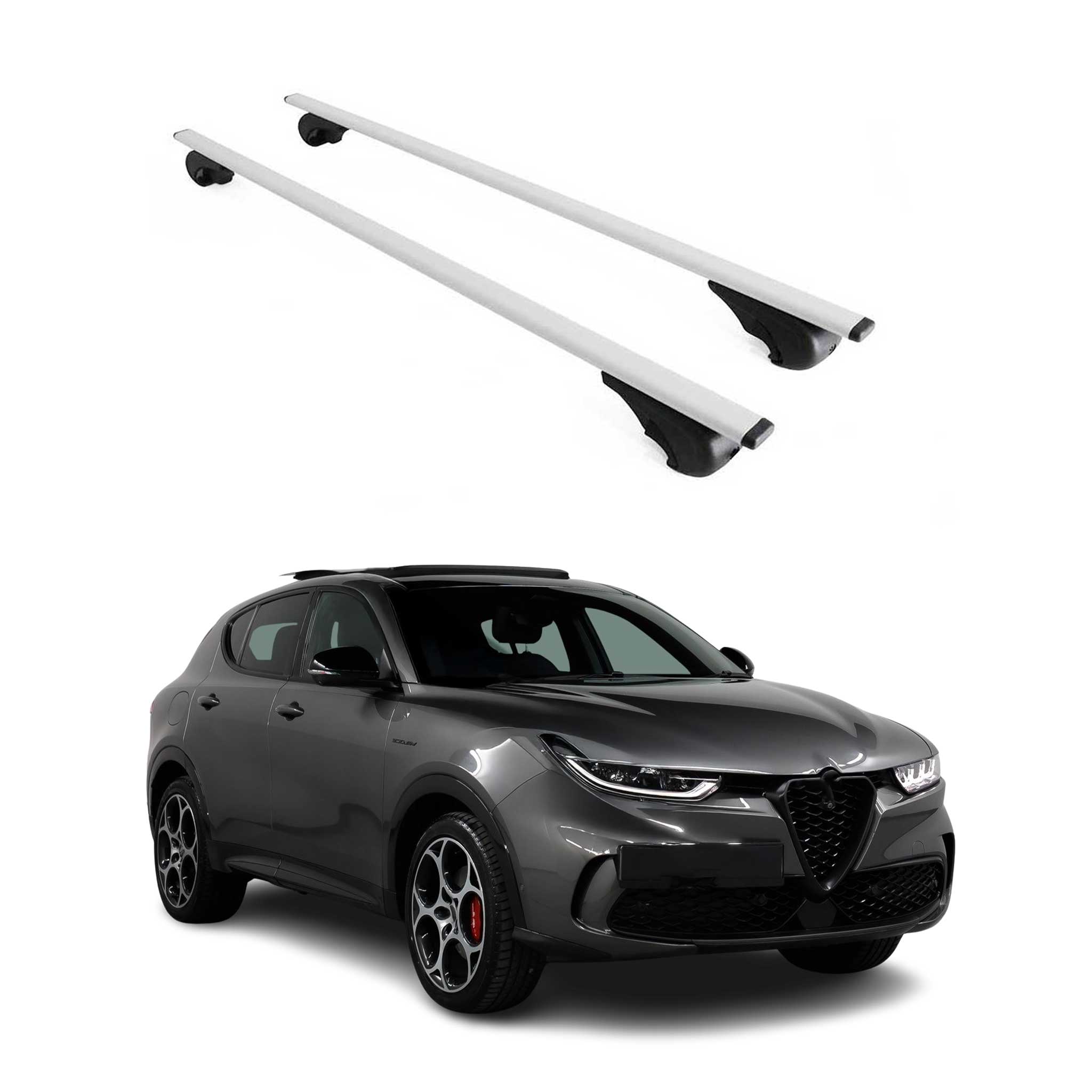 2023-2024 Alfa Romeo Tonale Roof Rack Cross Bars Luggage Carrier 2 Pcs
