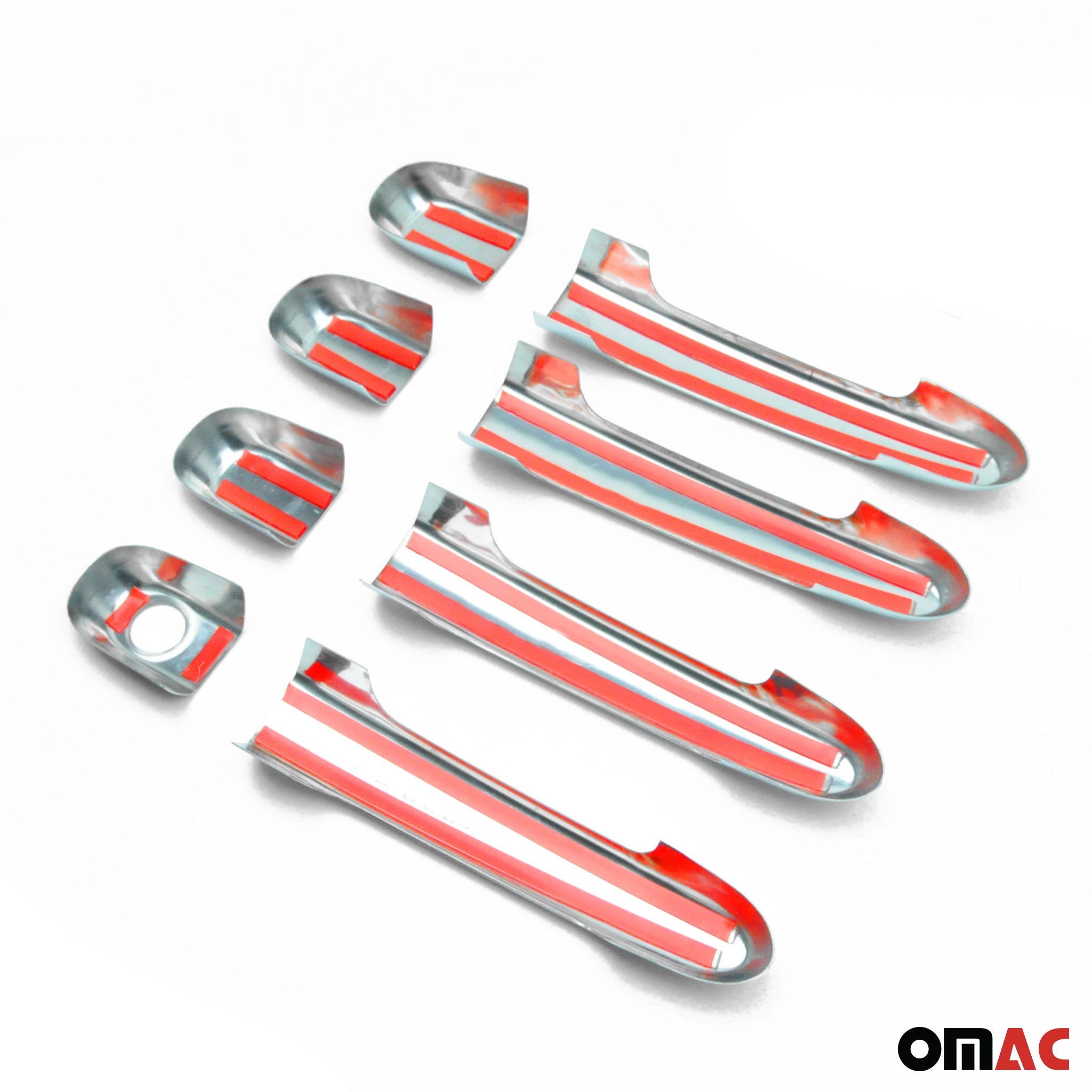 2006-2011 Hyundai Accent Sedan Car Door Handle Cover Protector Stainless Steel 8 Pcs