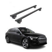 2023-2025 Audi Q8 e-tron Roof Rack Cross Bars Luggage Lbs Black 2 Pcs