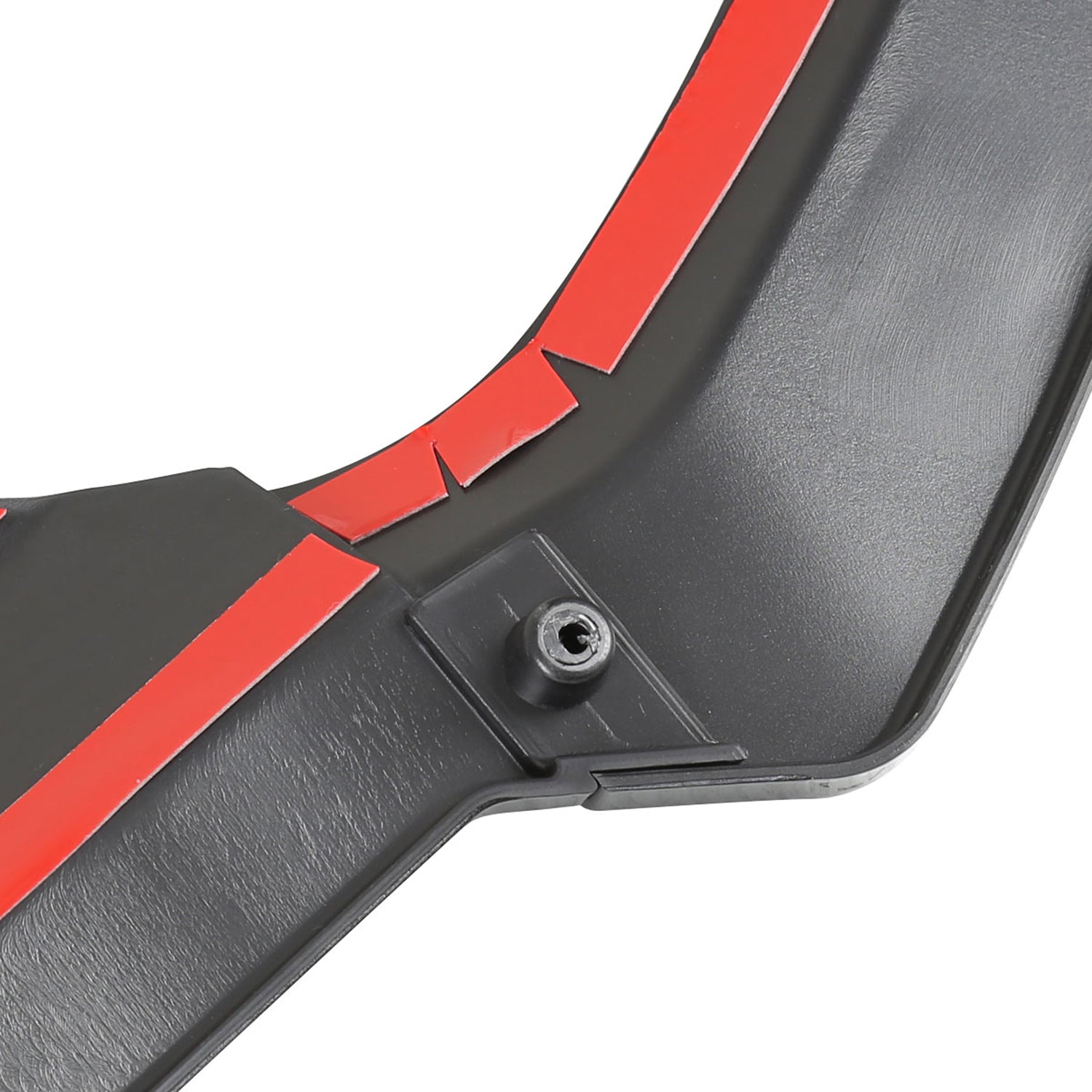 2015-2018 Mercedes Benz W205 C Class Glossy Black 3Pcs Bumper Lip Spoiler