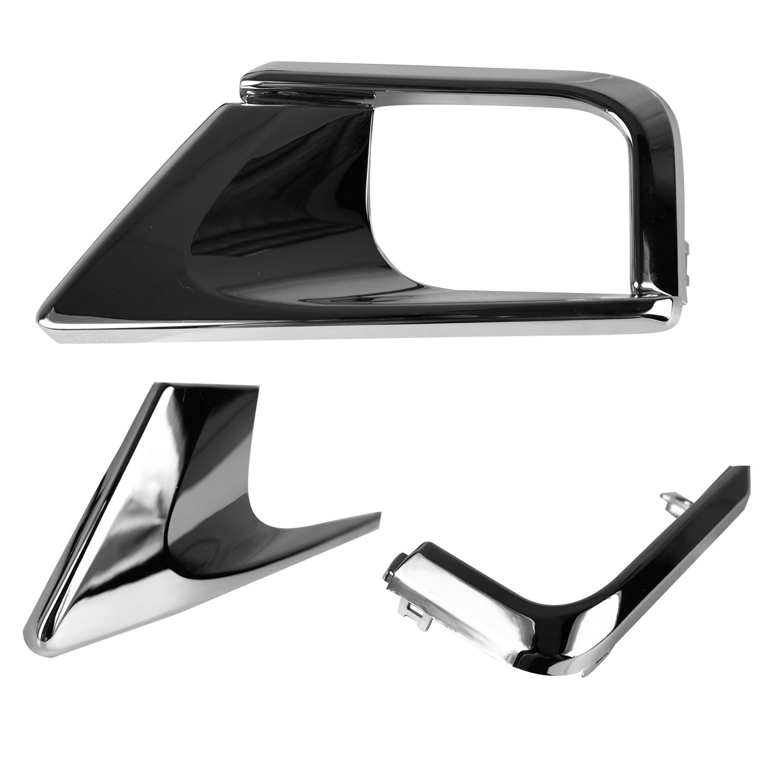 2016-2018 Toyota Land Cruiser H16 Fog Lights Kit Chrome Housing/Clear Lens