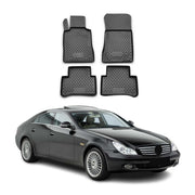 2008-2011 Mercedes CLS Class C219 Floor Mats Liners Full Set All Weather Black