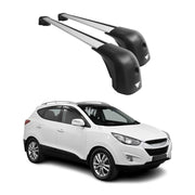 2005-2015 Hyundai Tucson Roof Racks Cross Bars Silver