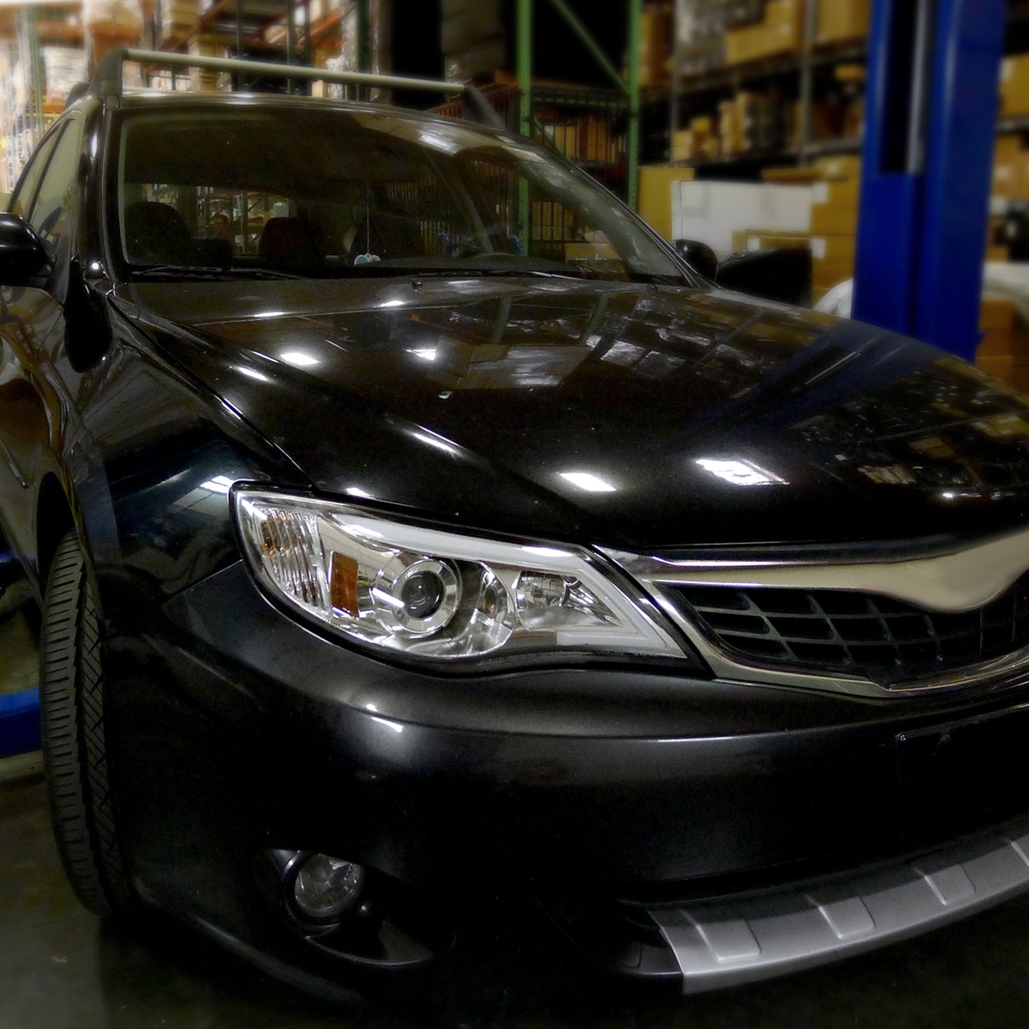 2008-2014 Subaru Impreza WRX/ 08-2011 Outback Sport LED Bar Headlights Chrome