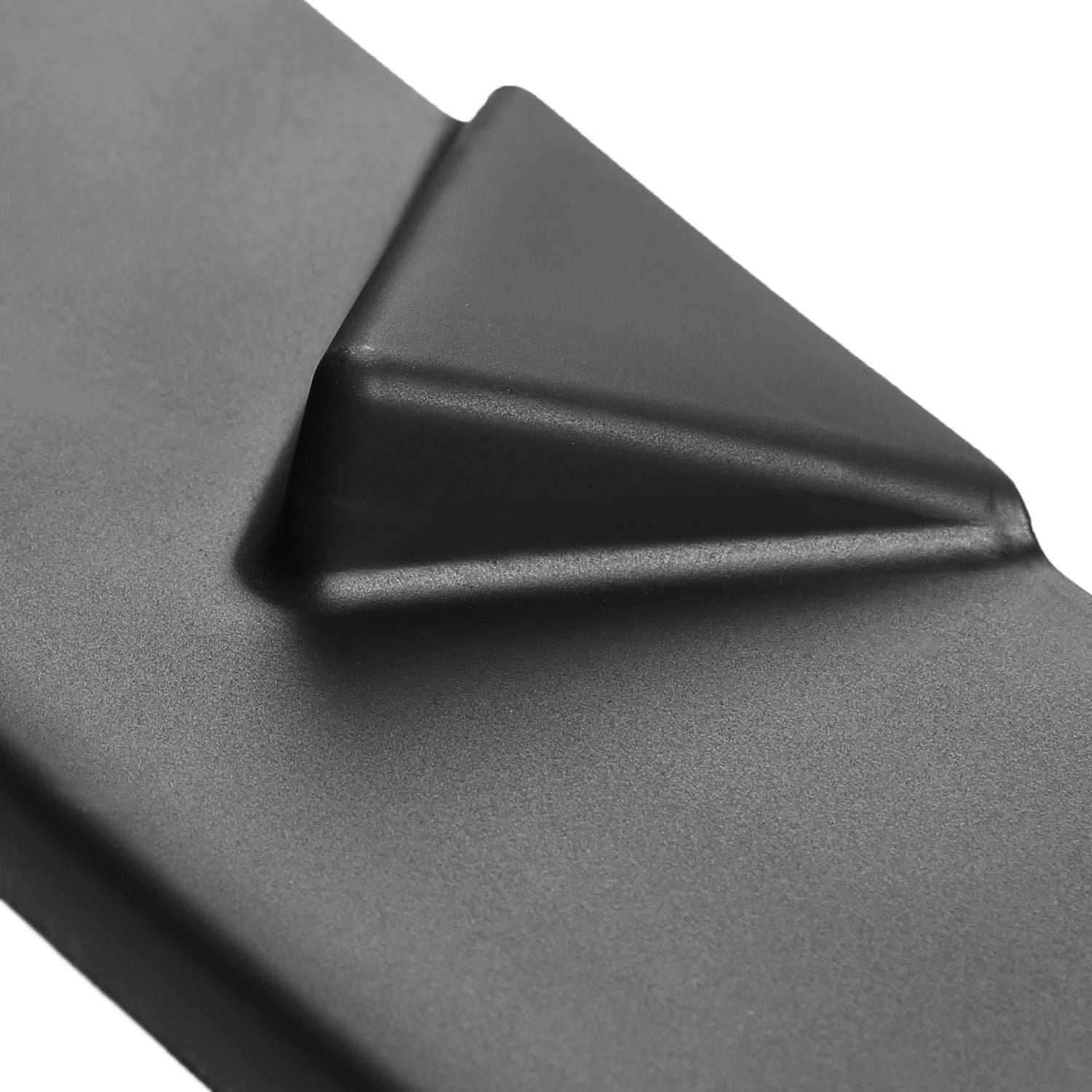 2014-2018 Infiniti Q50 Sport Matte Black Polypropylene 3Pcs Bumper Lip