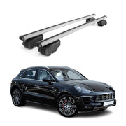2015-2025 Porsche Macan Roof Rack Cross Bars Silver