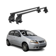 2004-2011 Chevrolet Aveo Hatchback Roof Rack Cross Bars Black