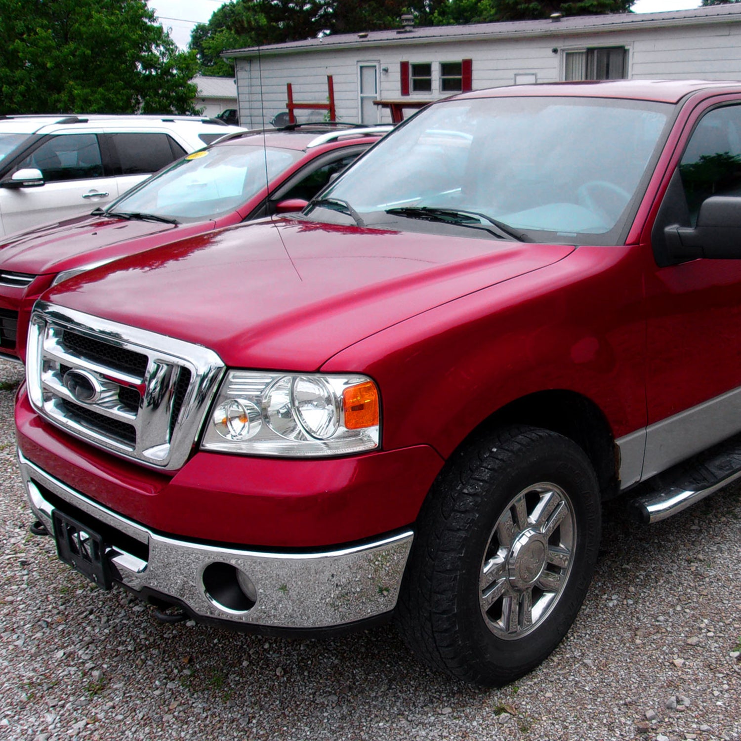 2004-2008 Ford F-150/ Lincoln Mark LT Replacement Headlights Amber & Chrome