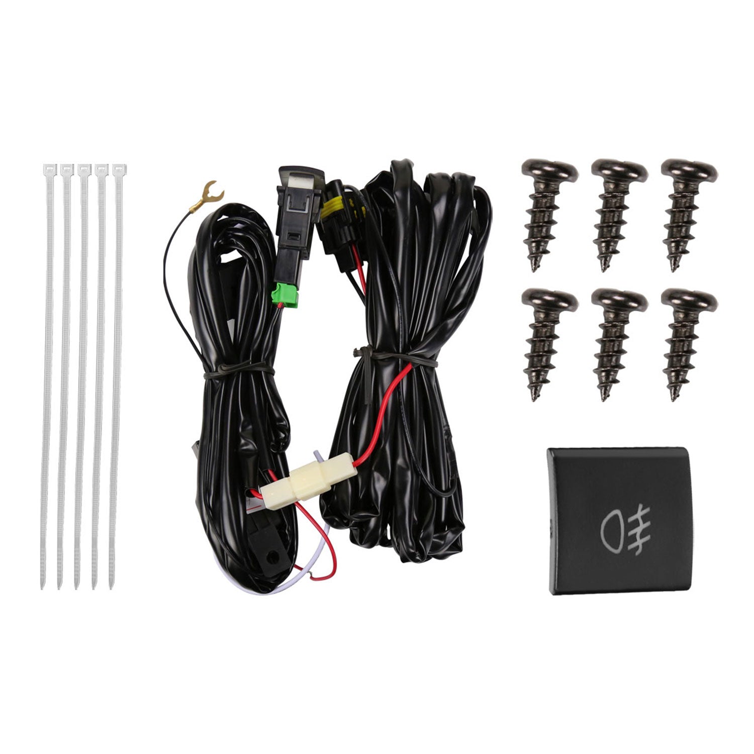 2016-2020 Toyota RAV4 H16 Fog Lights Kit Chrome Housing/Clear Lens