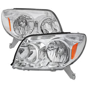 2003-2005 Toyota 4Runner Factory Style Headlights Chrome Housing/Clear Lens