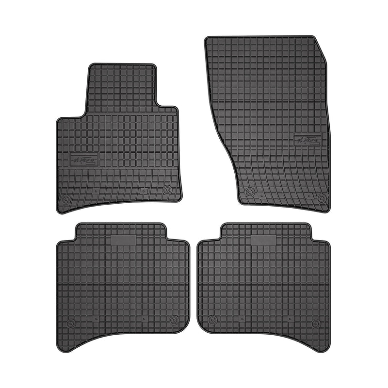 2011-2018 VW Touareg Floor Mats Liners Full Set All Weather Rubber Black