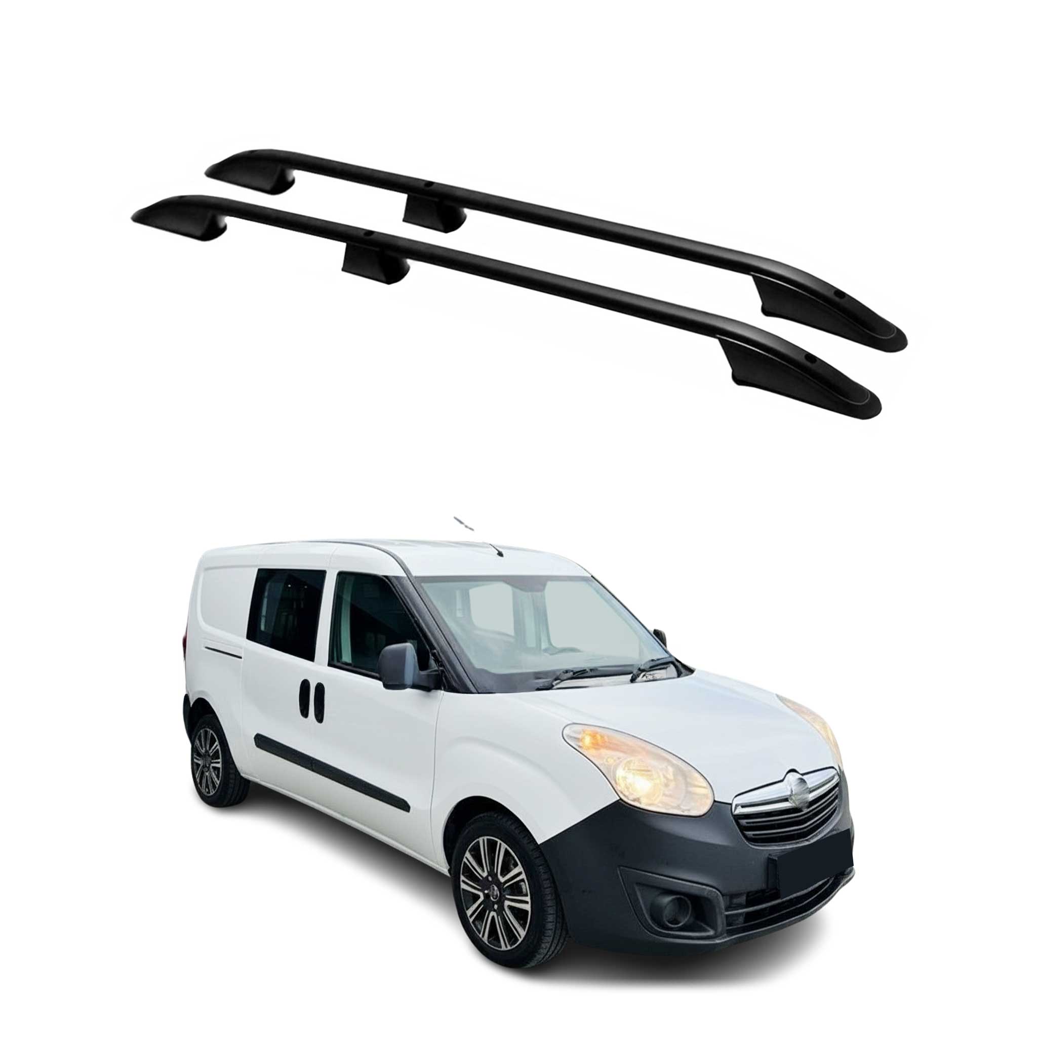 2012-2018 Opel Combo Roof Rack Rails Side Rails Black