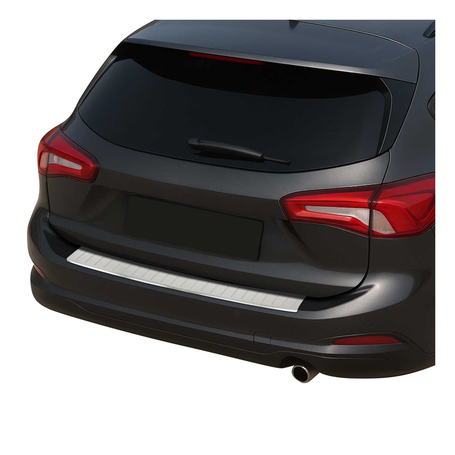 2018-2024 Ford Focus Wagon Rear Bumper Sill Cover Protector Stainless Steel