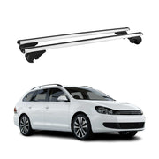 2011-2014 VW Jetta Sportwagen Roof Rack Cross Bars Silver