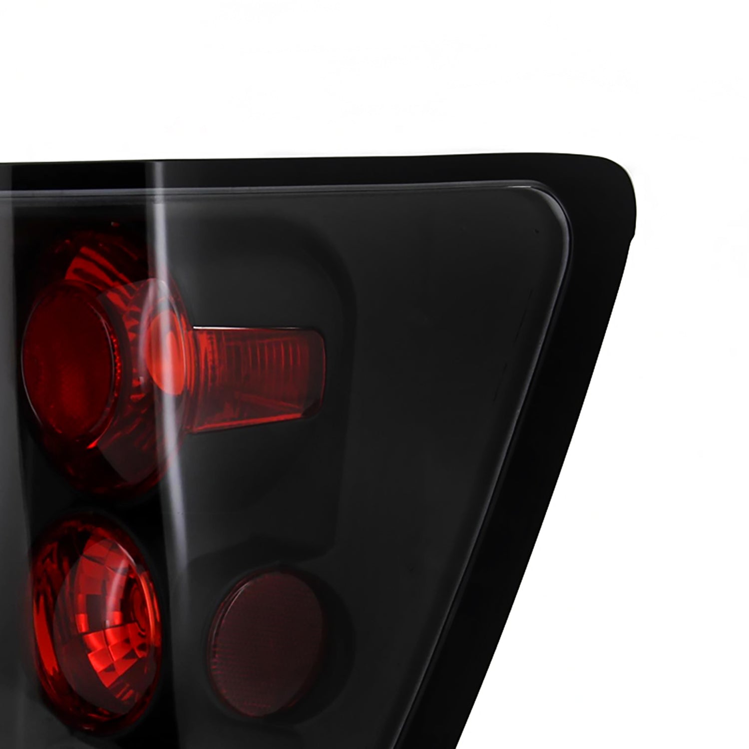 2005-2006 Jeep Grand Cherokee Tail Lights Matte Black Housing/Clear Lens