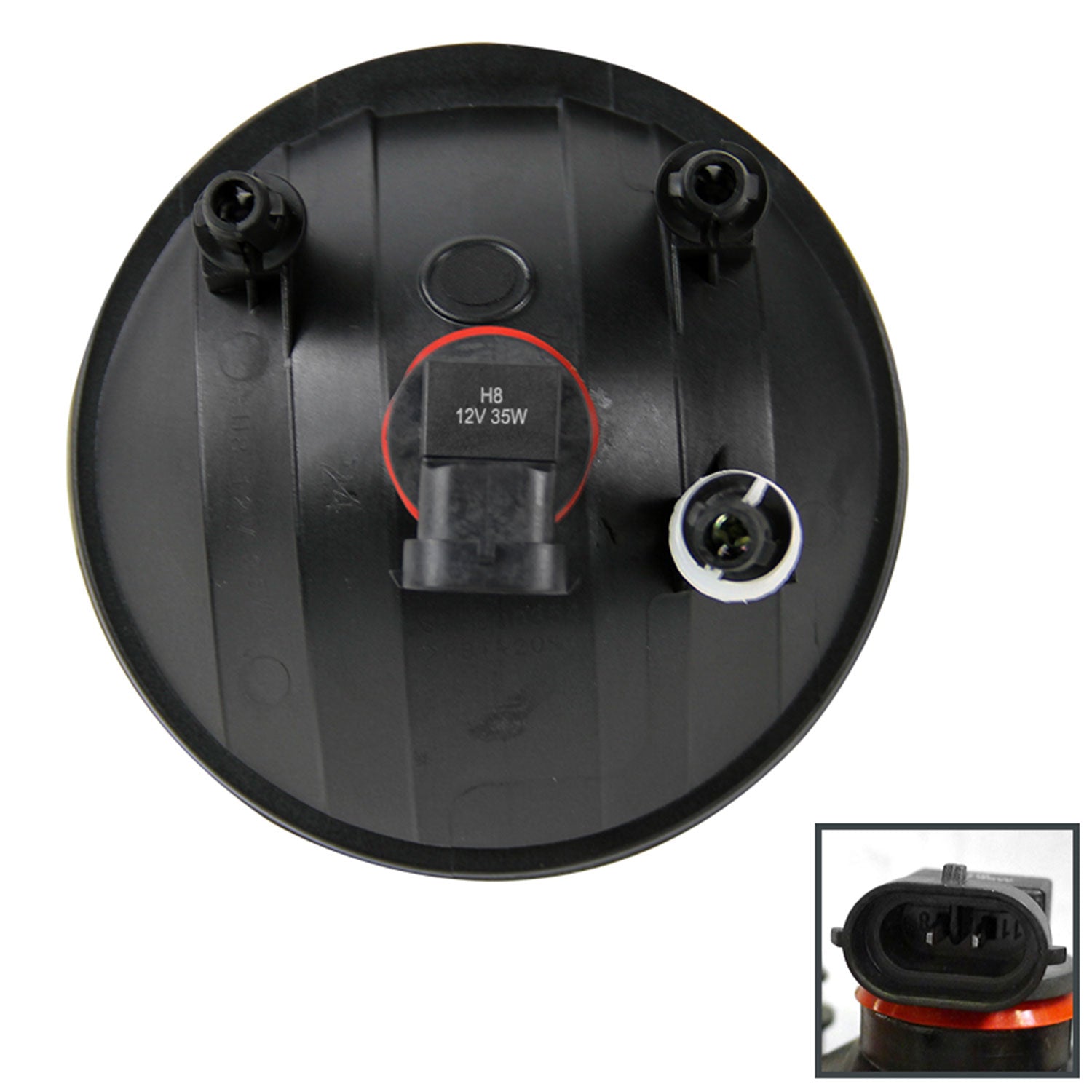 2007-2014 GMC Sierra 1500 2500HD/3500HD H8 Fog Lights Kit Chrome/Clear Lens