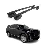 2021-2025 Cadillac Escalade Roof Rack Cross Bars Black