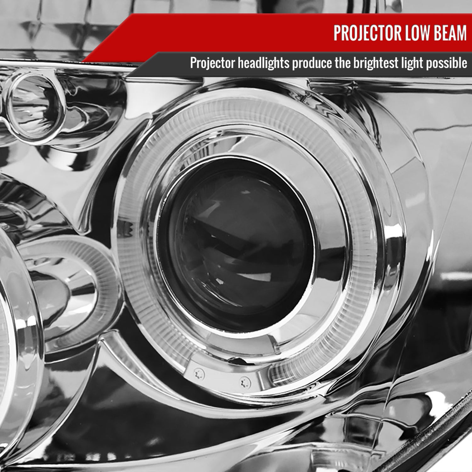 2005-2007 Nissan Pathfinder/ 05-2008 Frontier Dual Halo Headlights Chrome