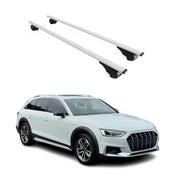 Fits 2017-2023 Audi A4 Allroad Top Roof Racks Cross Bars 2Pcs Silver