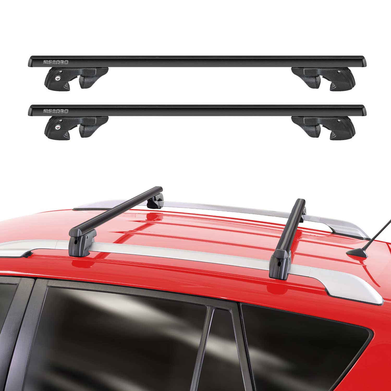 2011-2016 Mercedes E Class S212 Wagon Roof Rack Cross Bars Black