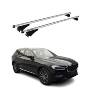 2018-2026 Volvo XC60 Roof Rack Cross Bars Silver