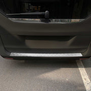 2016-2024 Mercedes Metris Rear Bumper Guard Aluminium Silver