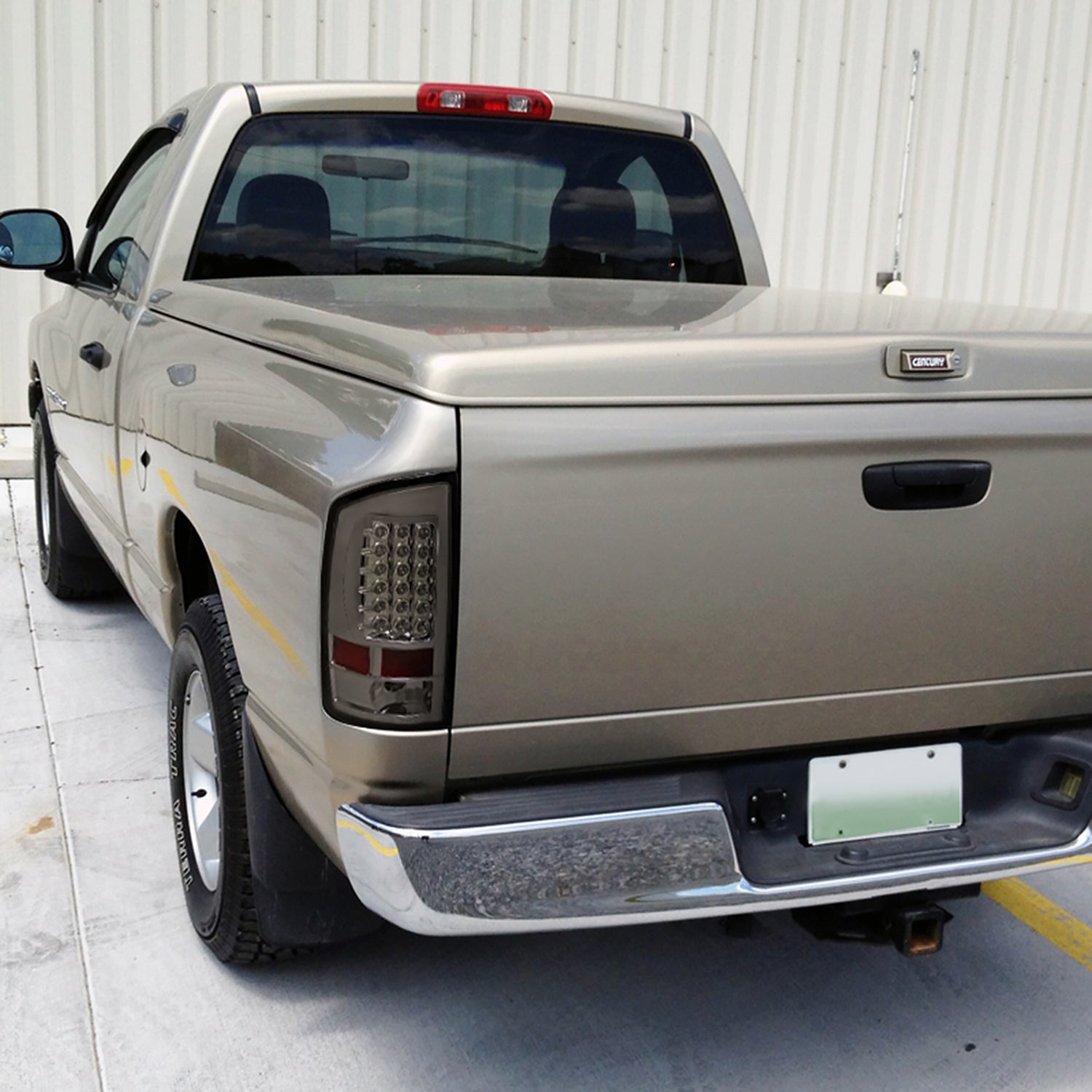 2002-2006 Dodge RAM LED Tail Lights Chrome Housing/Smoke Lens