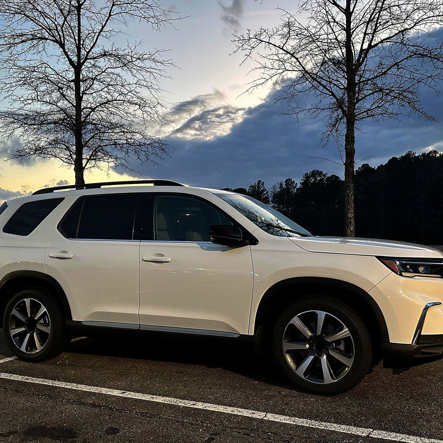 2023-2025 Honda Pilot Mirror Cover Caps Gloss Black 2Pcs ABS Plastic