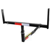 Universal Black Steel Adjustable Truck Bed 2" Hitch Extender