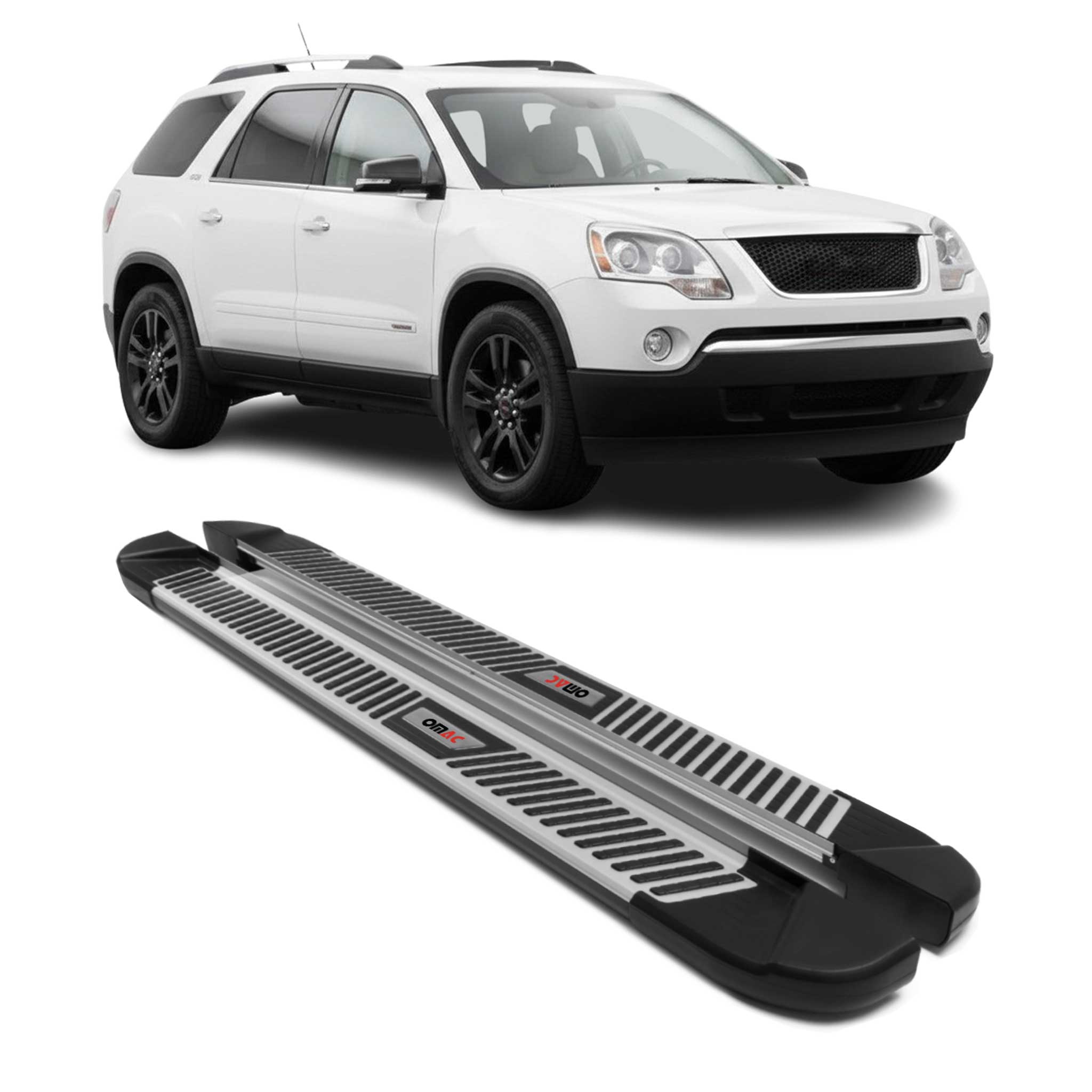 2007-2016 GMC Acadia/Saturn Outlook Nerf Bar Side Step Running Boards Alu 2Pcs