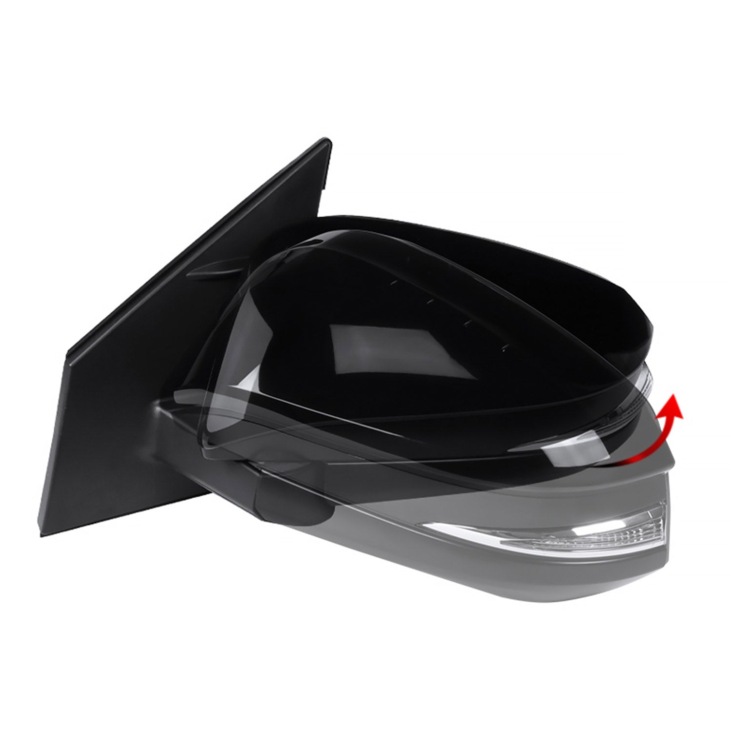 2013-2015 Toyota RAV4 Glossy 10Pin Auto-Fold Heated & BSM Side Mirror Driver