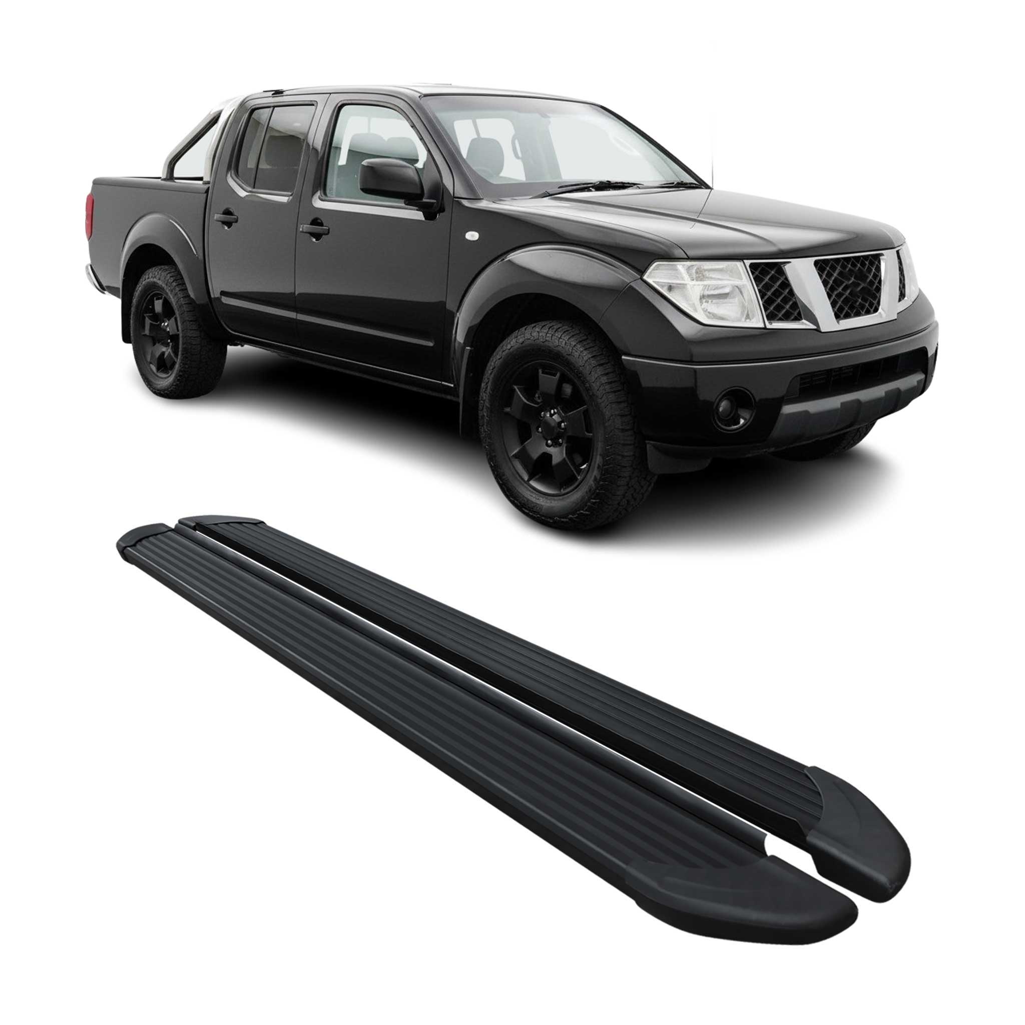 2005-2021 Nissan Frontier Running Boards Side Steps Black