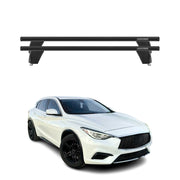 2017-2019 Infiniti QX30 Roof Rack Cross Bars Black