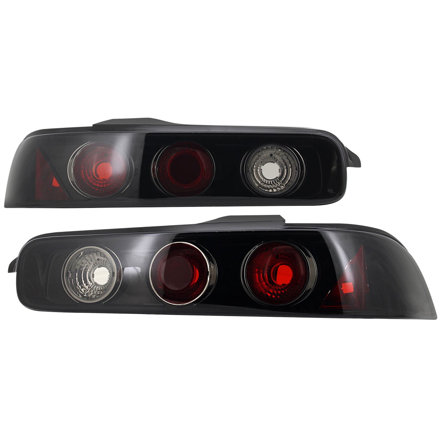 1994-2001 Acura Integra Hatchback Tail Lights Glossy Black/Smoke Lens