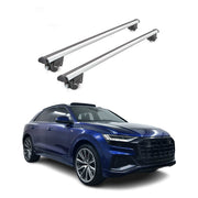 2019-2025 Audi Q8 Roof Rack Cross Bars Silver