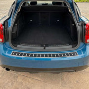2017-2024 Mini Countryman F60 Rear Bumper Sill Cover Stainless Steel Carbon Foiled