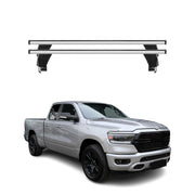2019-2023 RAM 1500 4 Roof Rack Cross Bars Silver