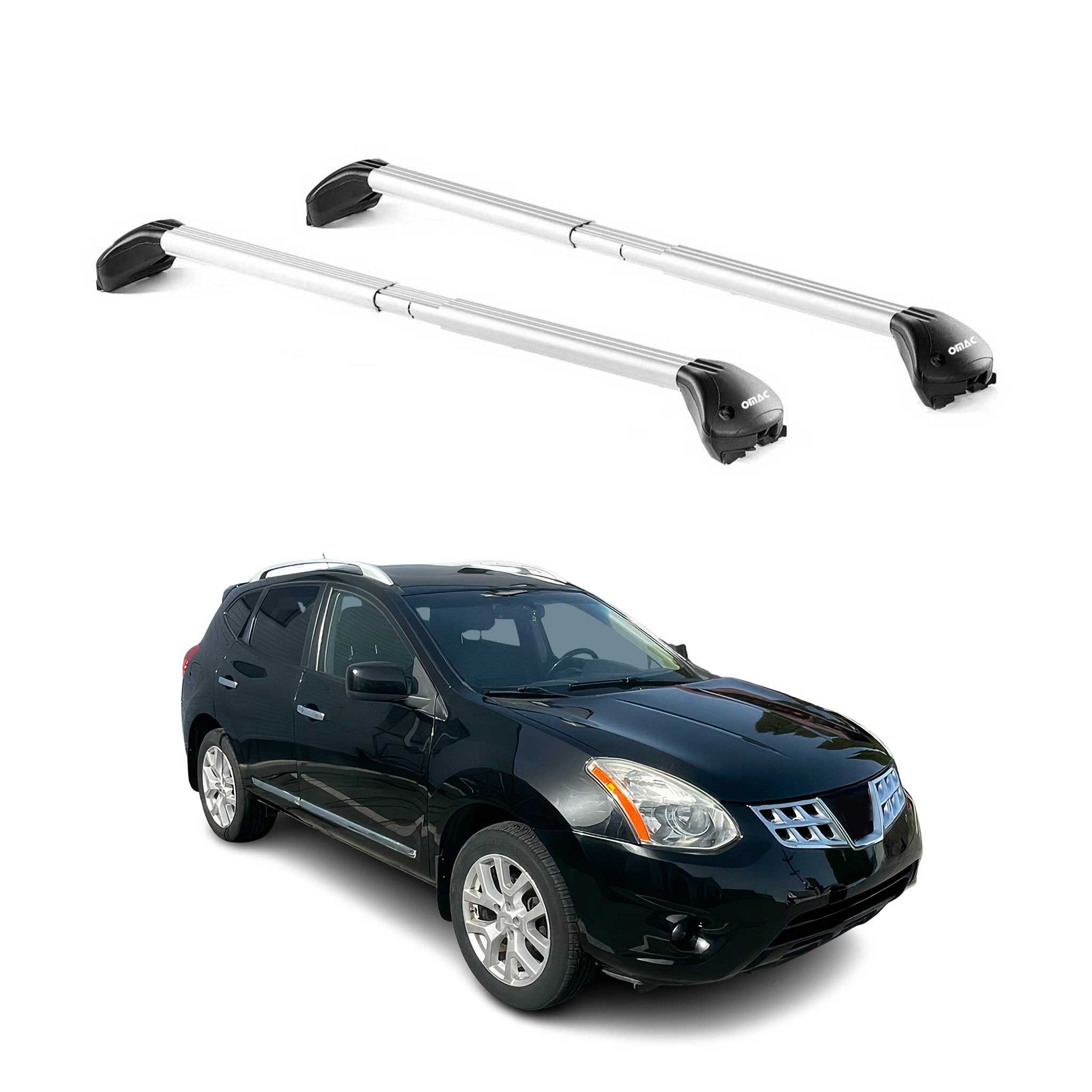 2008-2013 Nissan Rogue Roof Rack Cross Bars Luggage Carrier 2 Pcs