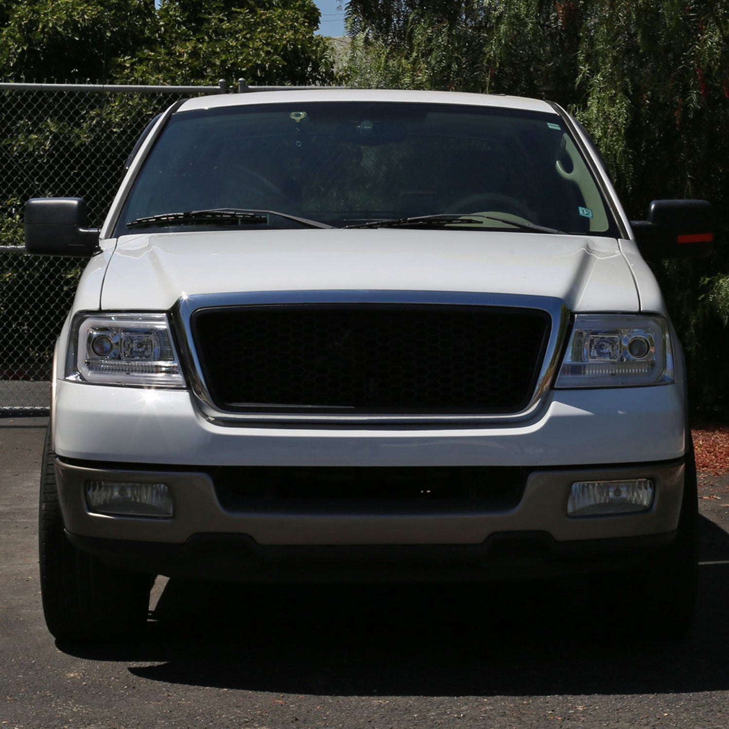 2004-2008 Ford F-150/ 06-2008 Lincoln Mark LT LED C-Bar Headlights Chrome