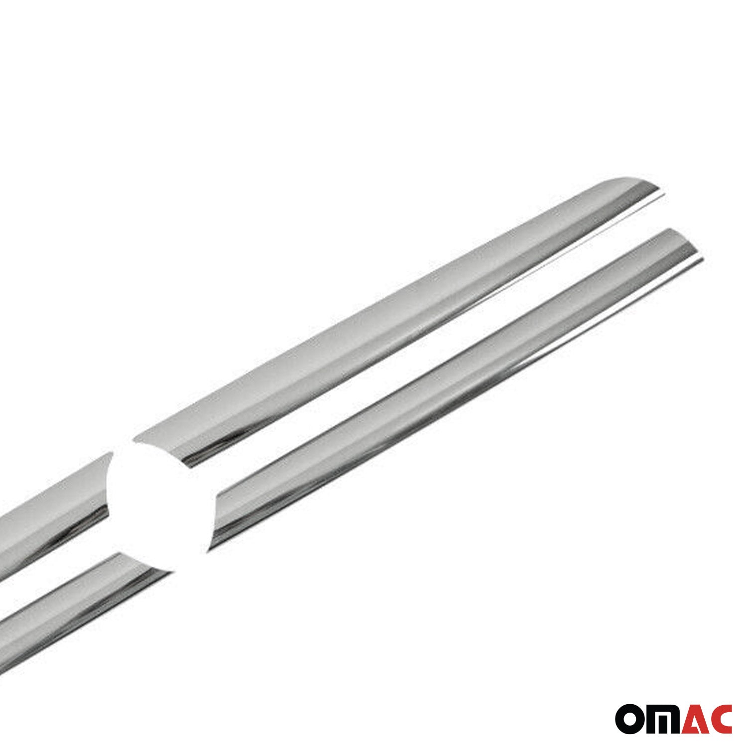 2006-2009 Toyota RAV4 Front Bumper Grill Trim Molding Stainless Steel Silver 4 Pcs